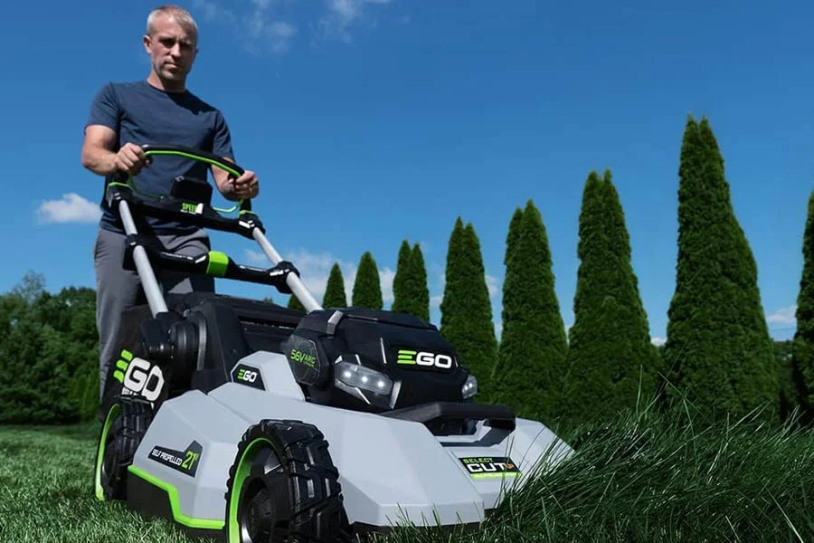 best battery powered push lawn mower